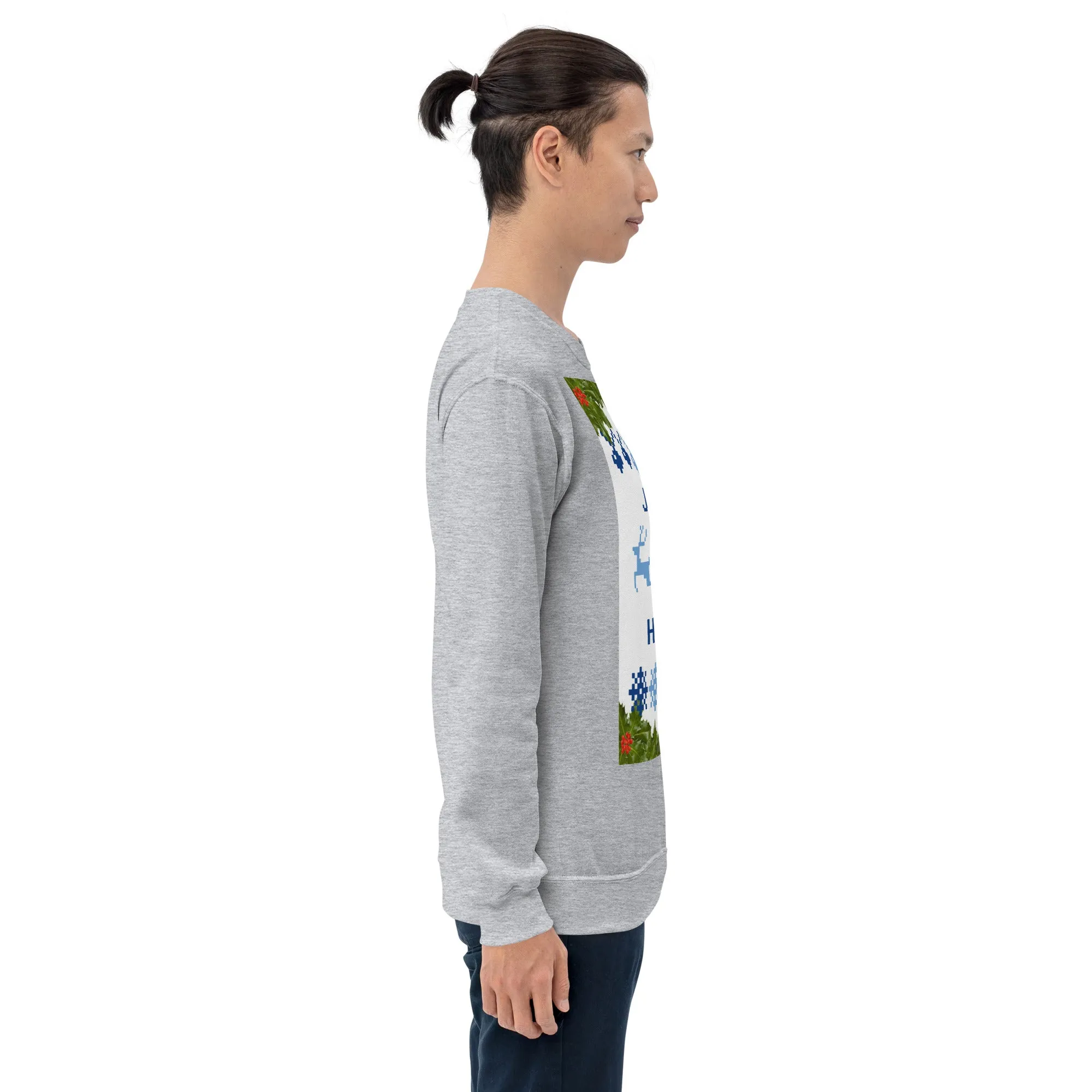Jolly Holly Sweatshirt Christmas (Glamourange Christmas Sweatshirt Men)