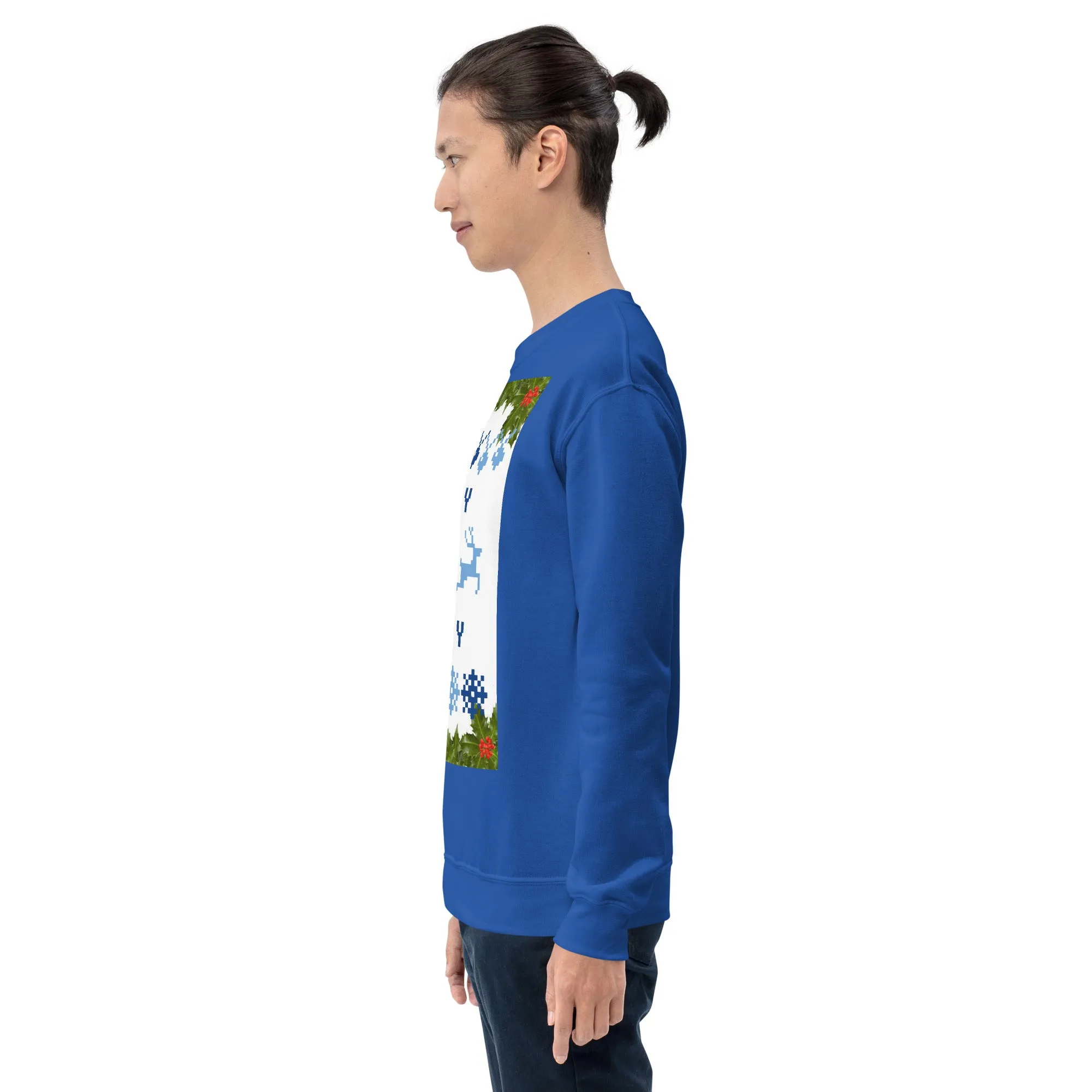 Jolly Holly Sweatshirt Christmas (Glamourange Christmas Sweatshirt Men)