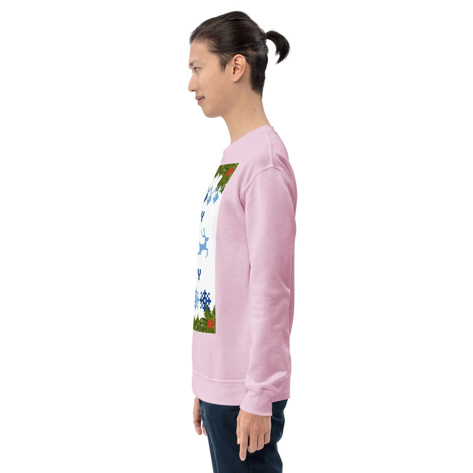Jolly Holly Sweatshirt Christmas (Glamourange Christmas Sweatshirt Men)