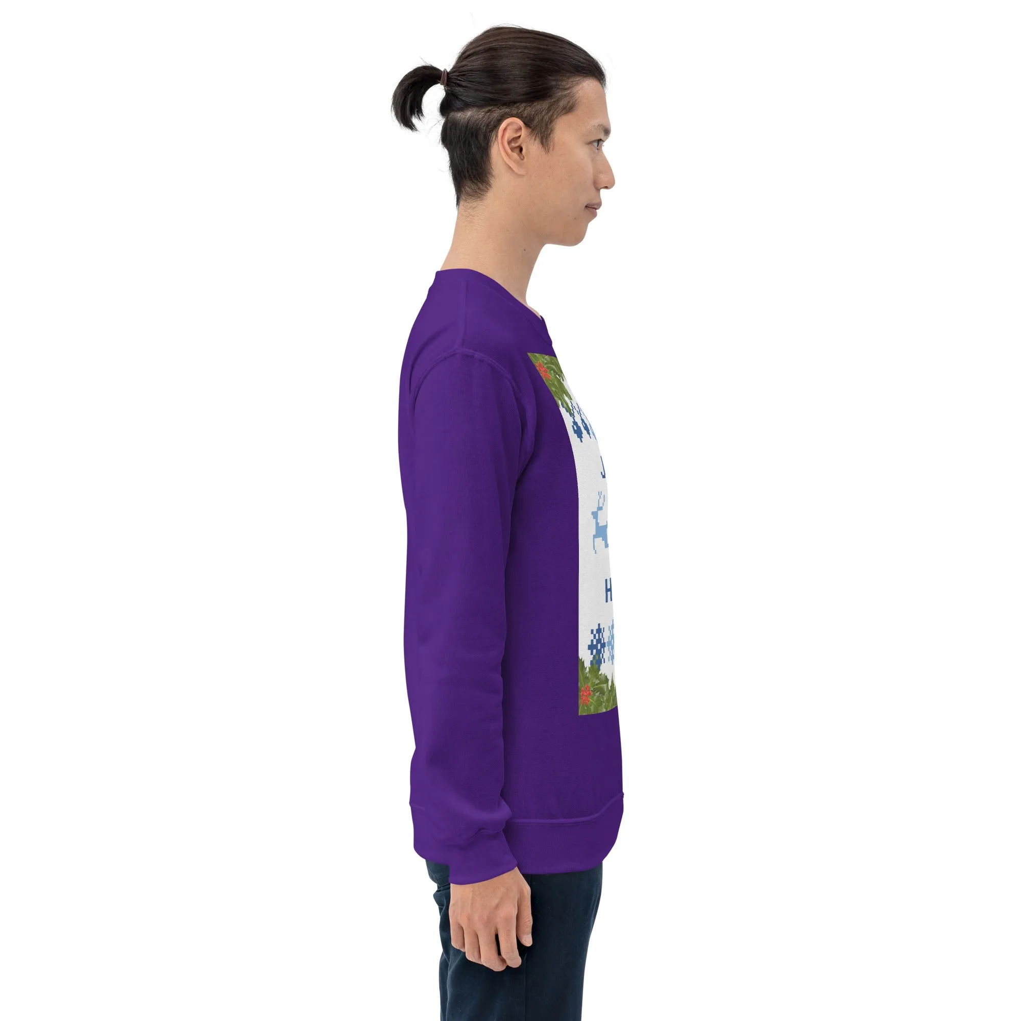 Jolly Holly Sweatshirt Christmas (Glamourange Christmas Sweatshirt Men)