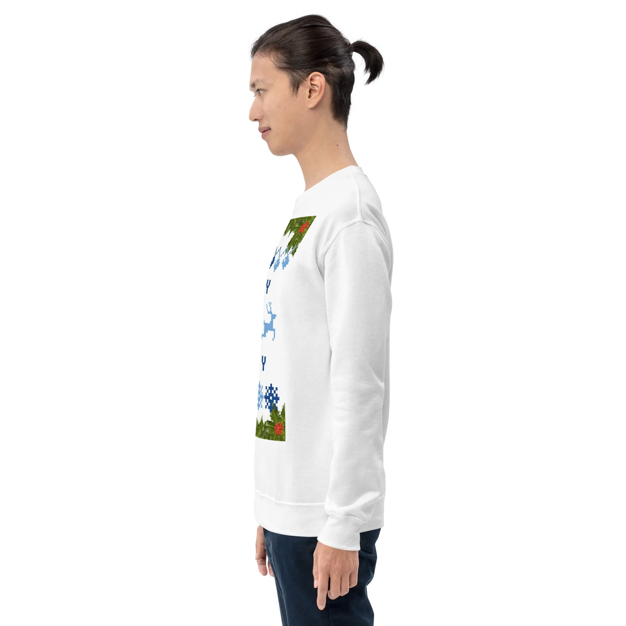Jolly Holly Sweatshirt Christmas (Glamourange Christmas Sweatshirt Men)