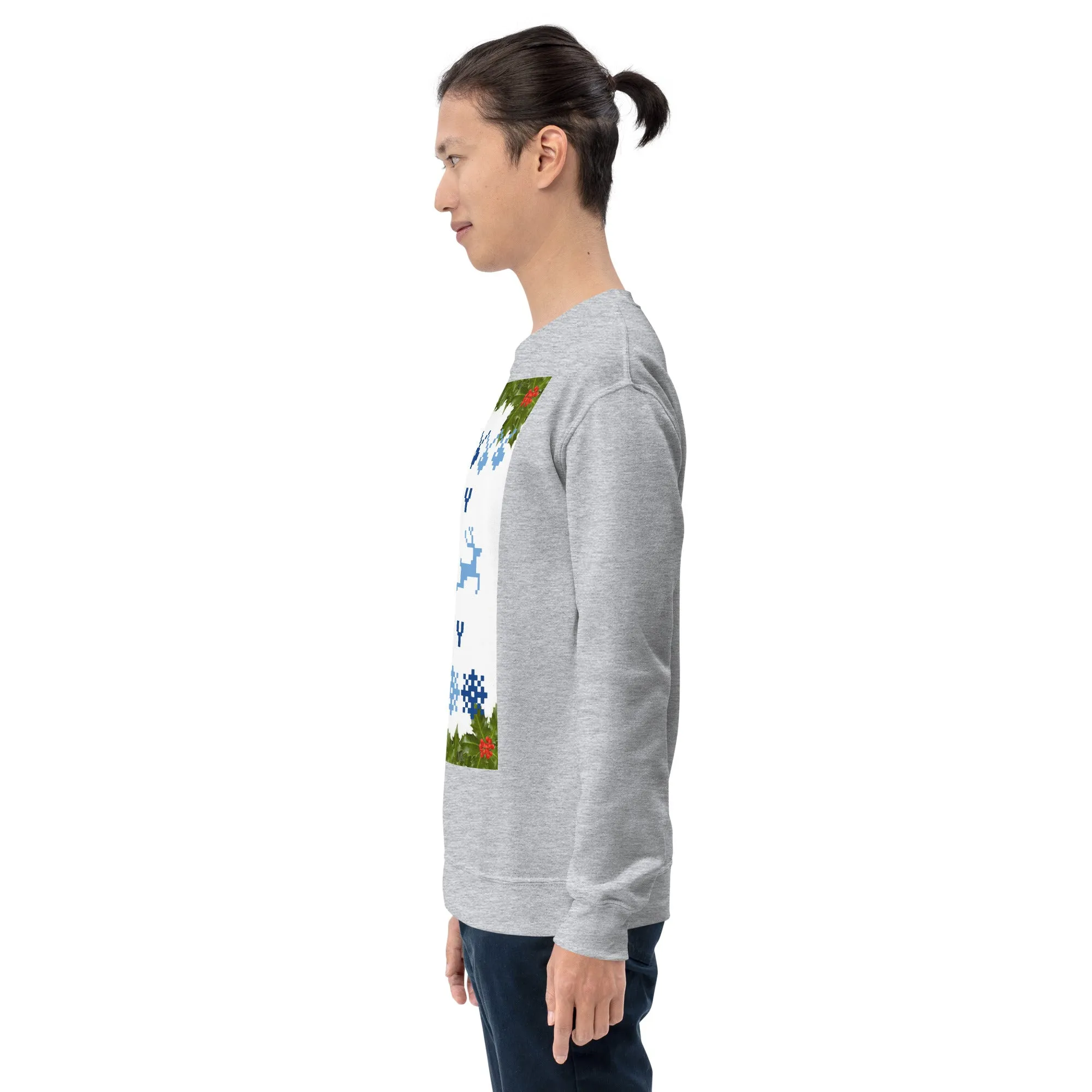 Jolly Holly Sweatshirt Christmas (Glamourange Christmas Sweatshirt Men)