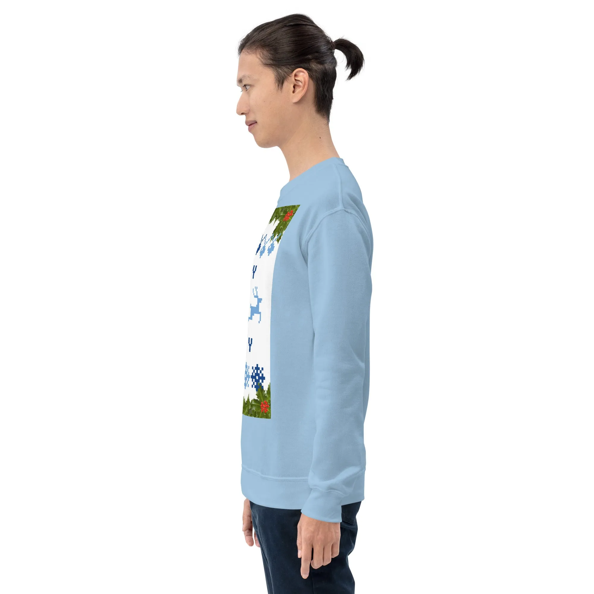 Jolly Holly Sweatshirt Christmas (Glamourange Christmas Sweatshirt Men)