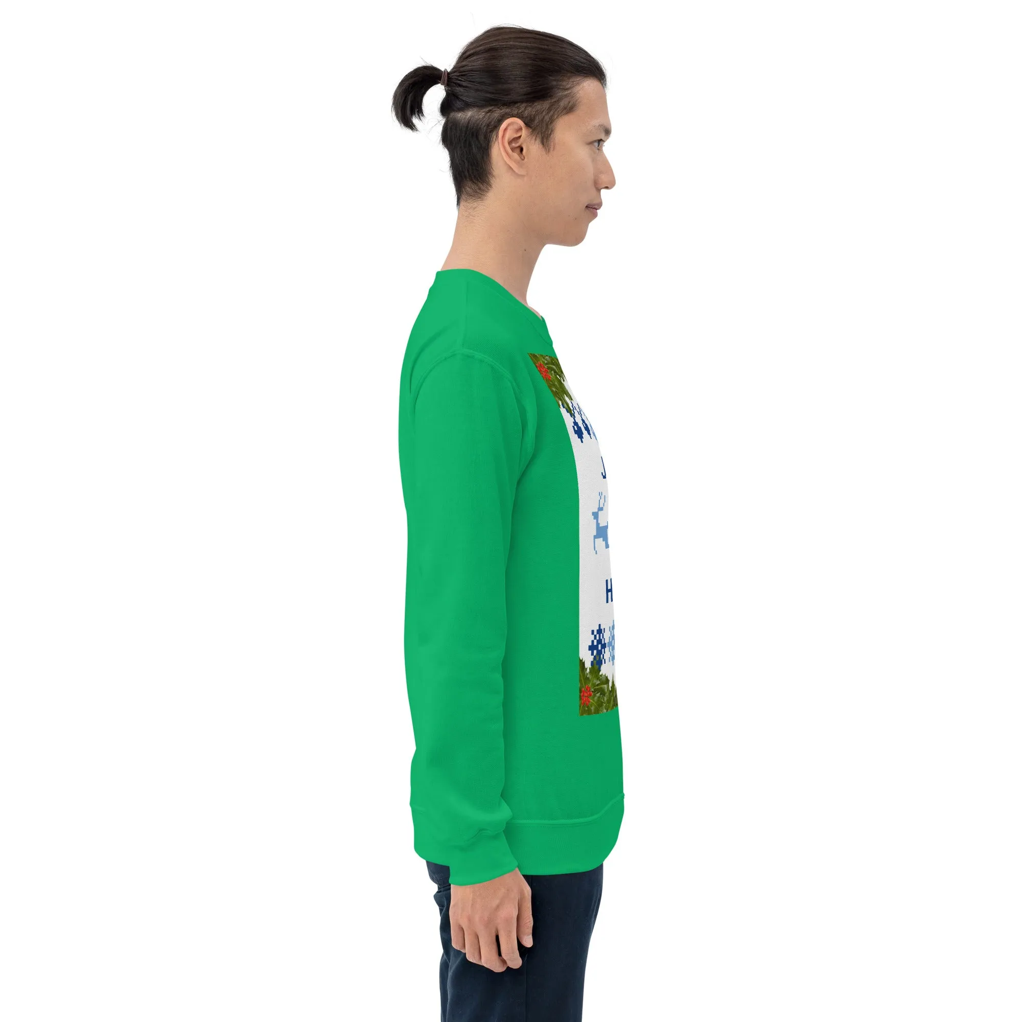 Jolly Holly Sweatshirt Christmas (Glamourange Christmas Sweatshirt Men)