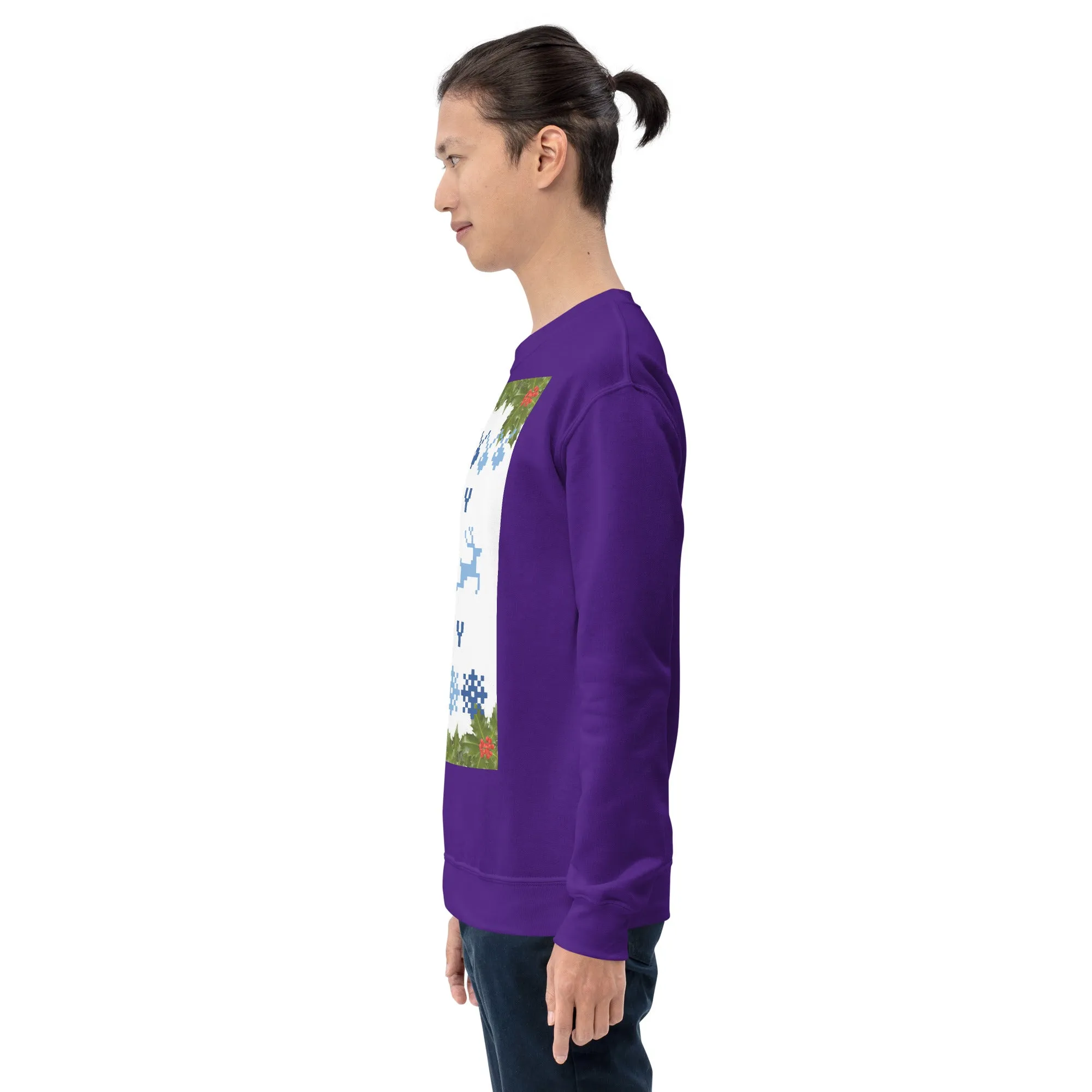 Jolly Holly Sweatshirt Christmas (Glamourange Christmas Sweatshirt Men)