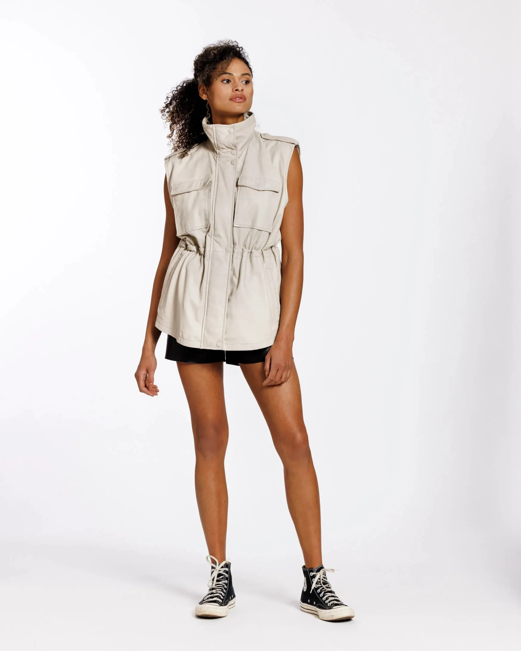 Kyra gilet - off white