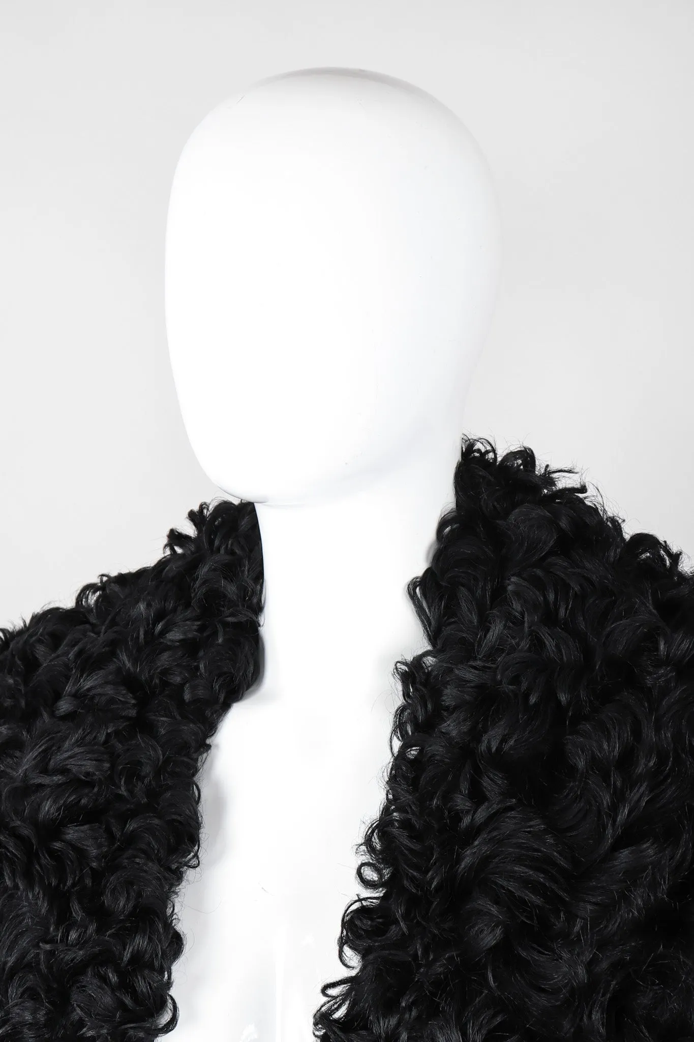 Lamb Collar Tapestry Coat