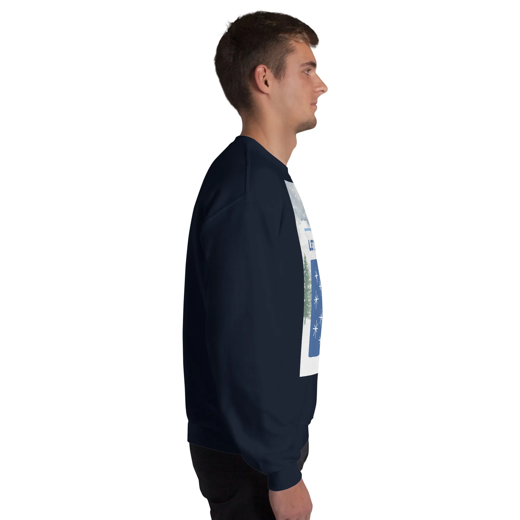 Let It Snow Christmas Sweatshirt (Glamourange Christmas Sweatshirt Men)