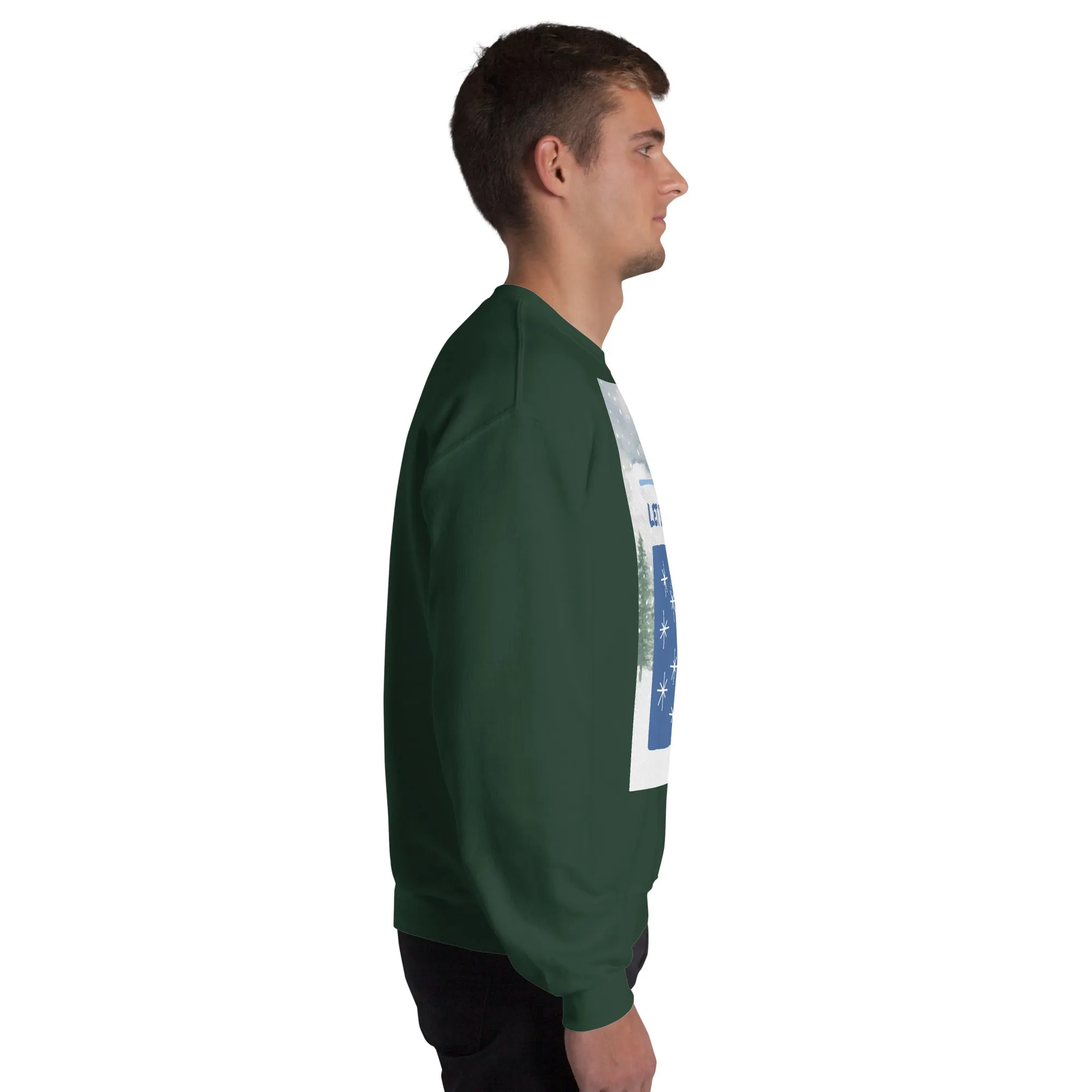Let It Snow Christmas Sweatshirt (Glamourange Christmas Sweatshirt Men)