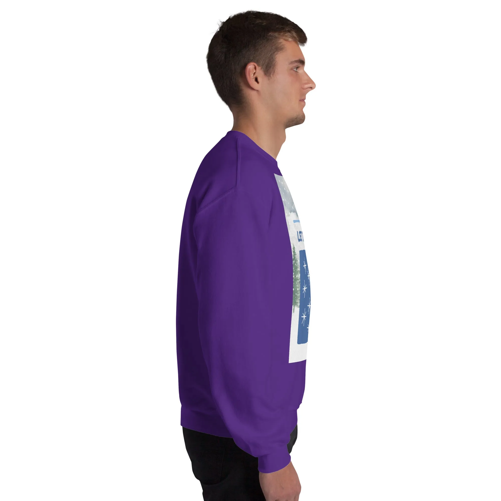 Let It Snow Christmas Sweatshirt (Glamourange Christmas Sweatshirt Men)