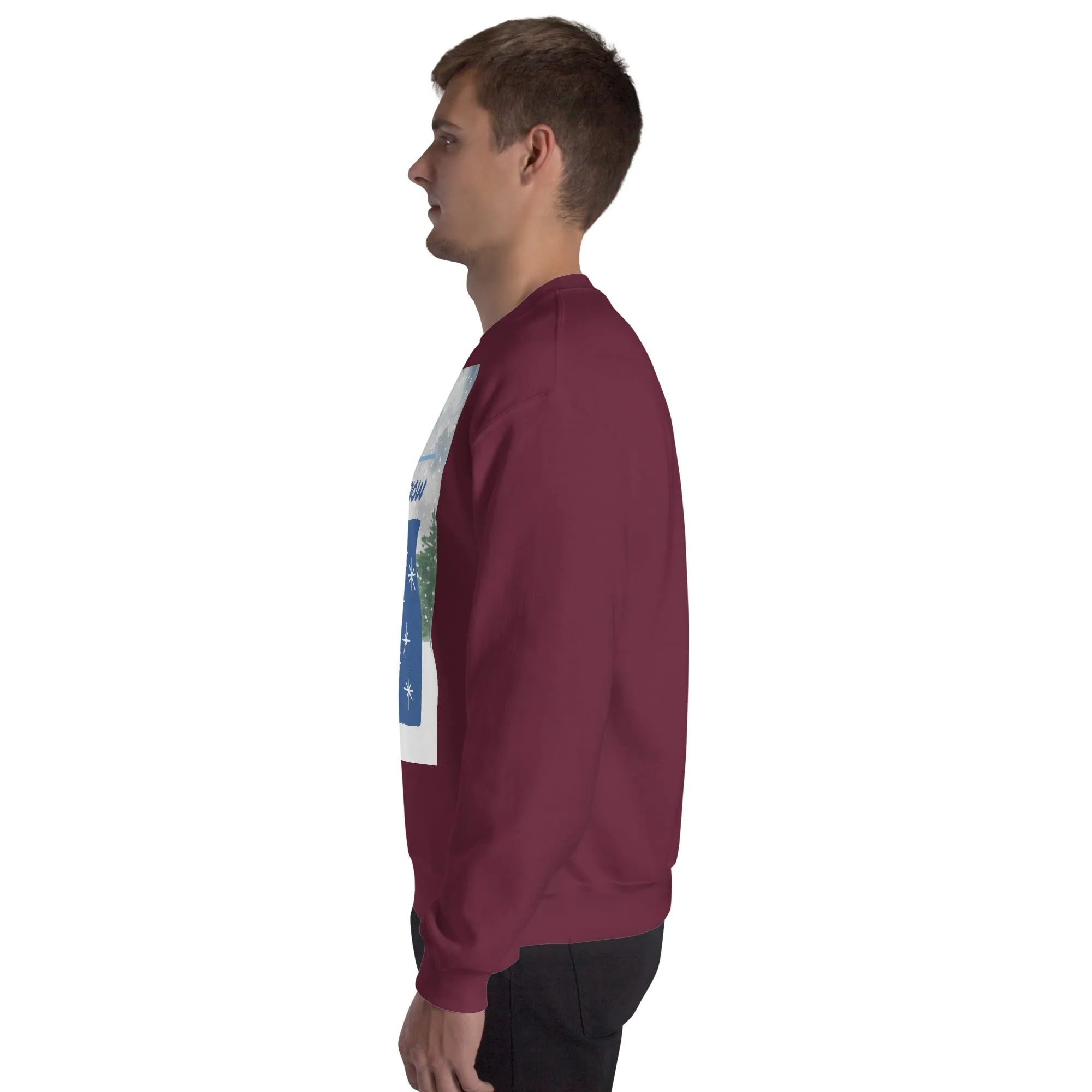Let It Snow Christmas Sweatshirt (Glamourange Christmas Sweatshirt Men)