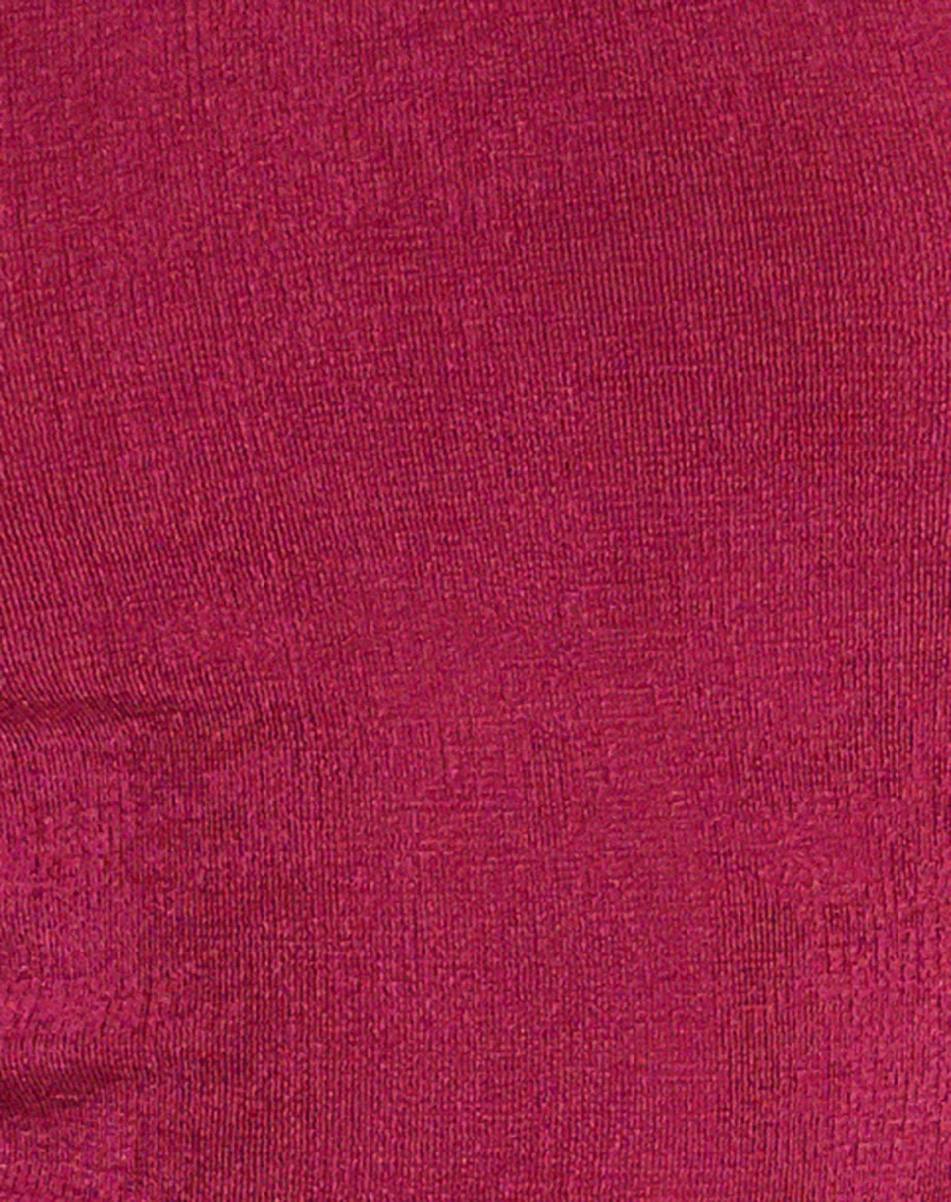 Lousa Long Sleeve Crop Top in Magenta Purple
