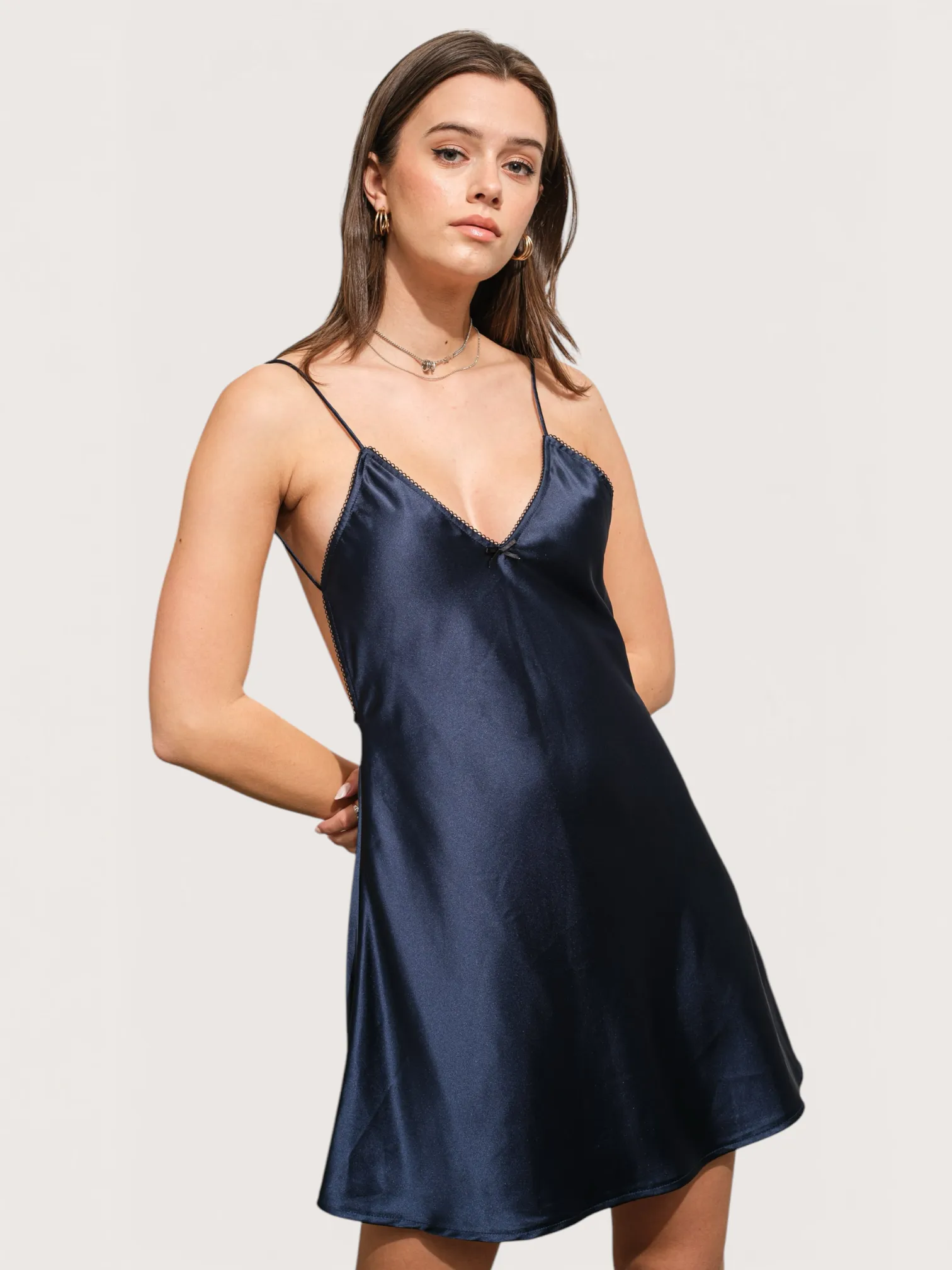 Low Back Slip Dress