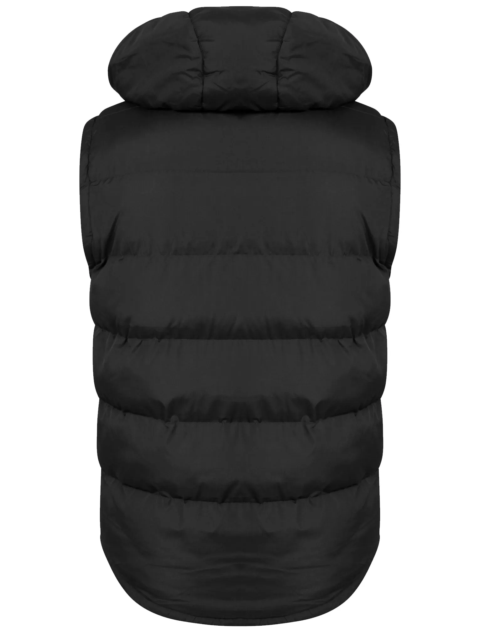 McCrooke Flannel Lined Quilted Gilet in Black - Tokyo Laundry