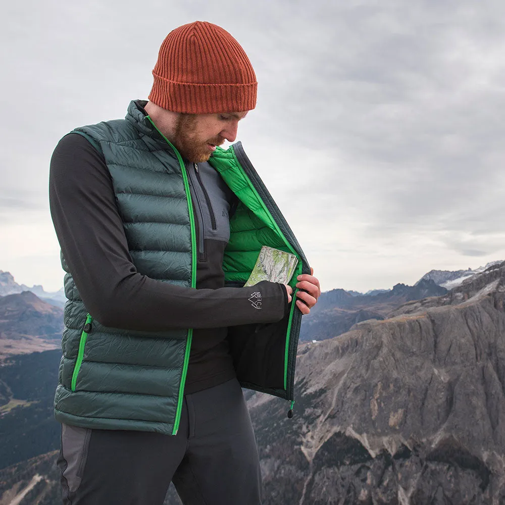 Mens Arktis Down Gilet (Pine/Green)