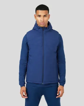 Mens Castore Hooded Gilet in Navy