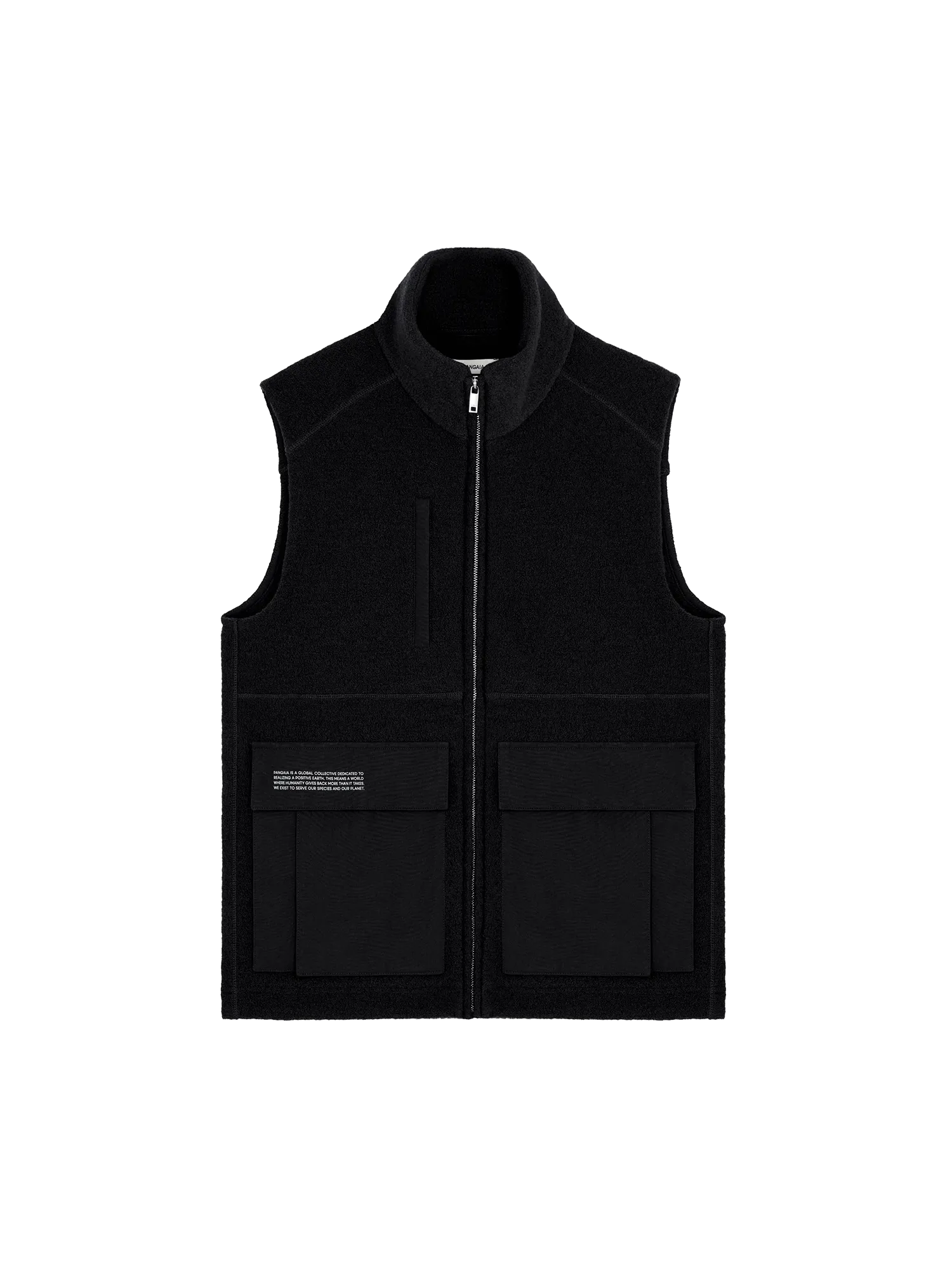 Men's DNA Utility Wool Gilet—black