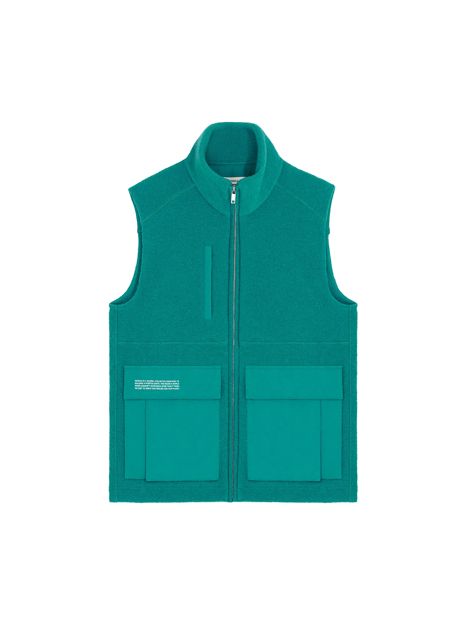 Men's DNA Utility Wool Gilet—scarab teal
