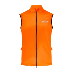Men's Essential Cycling Gilet - Orange