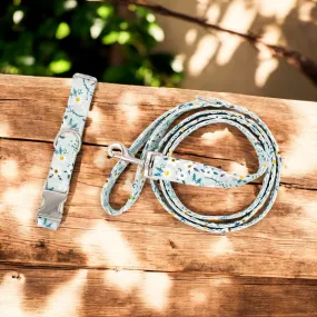 Mint Daisies | Collar and Leash Set