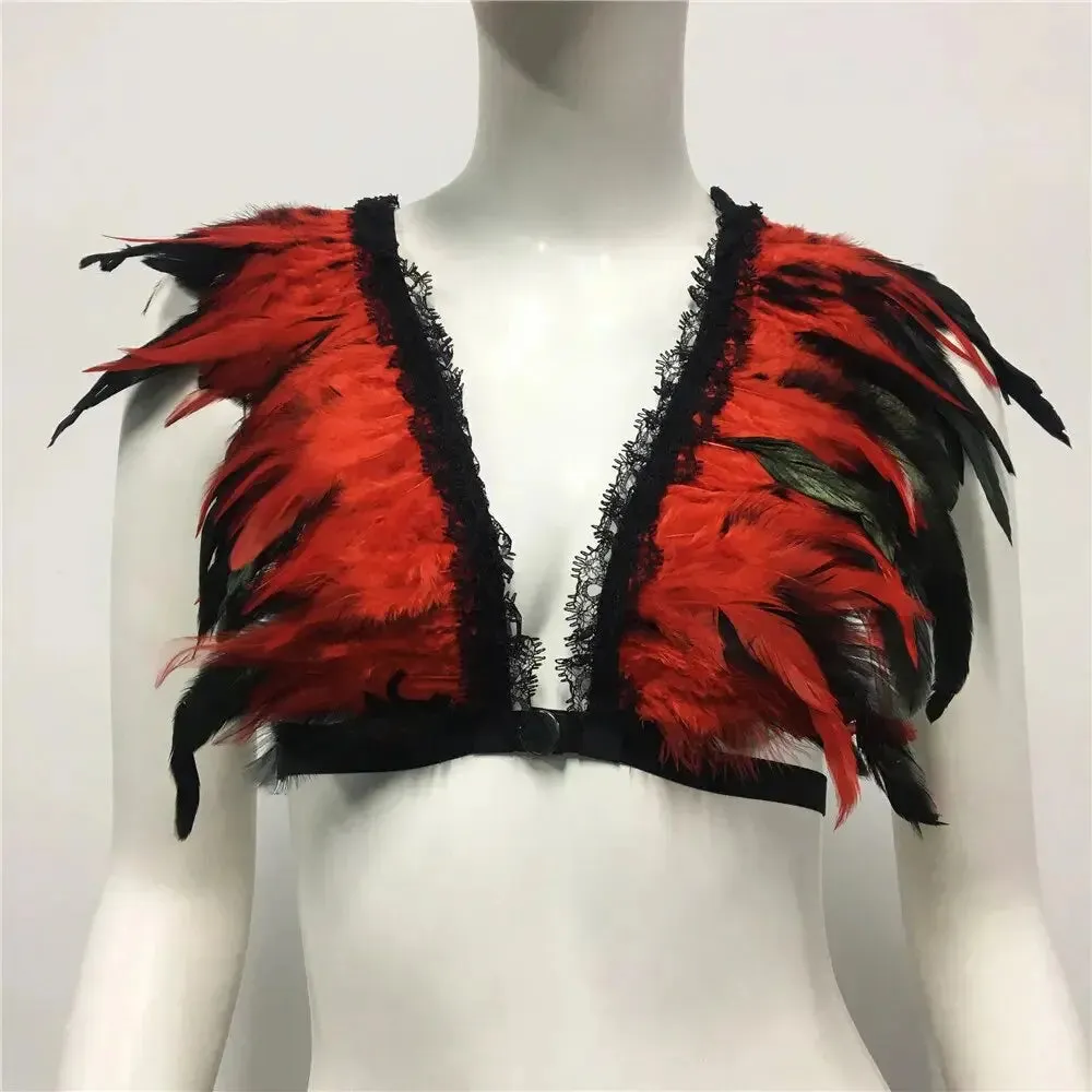 Music Festival LUX Feather Top