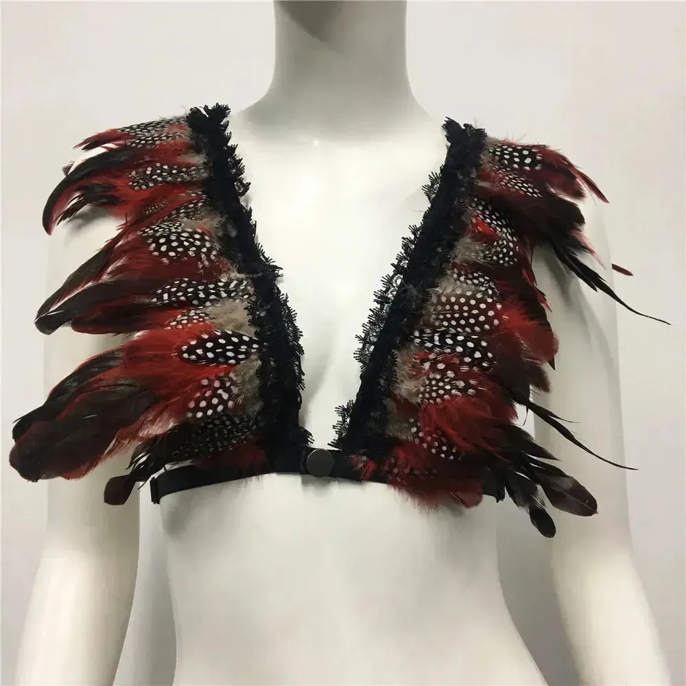 Music Festival LUX Feather Top