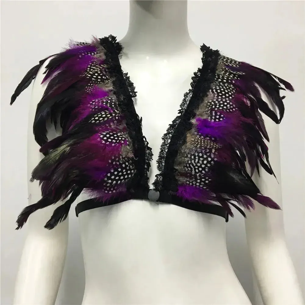 Music Festival LUX Feather Top
