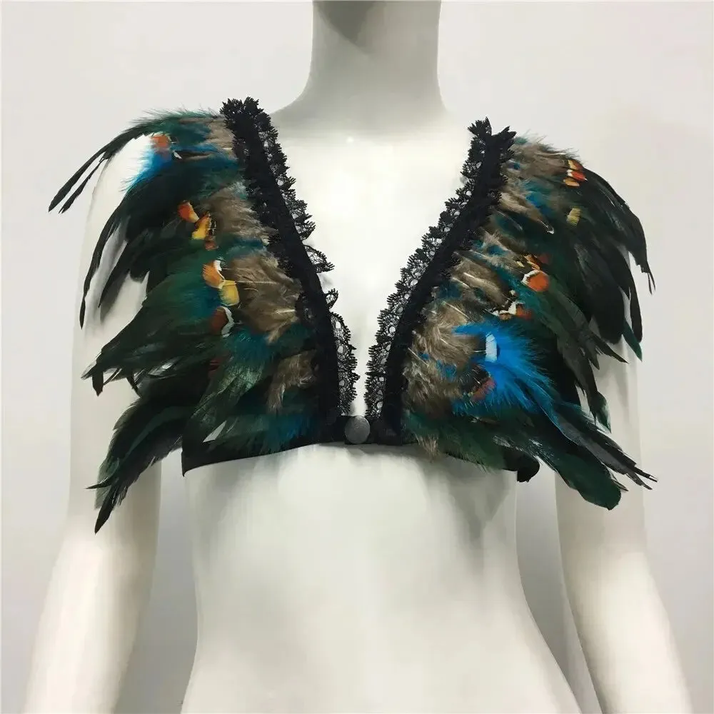 Music Festival LUX Feather Top