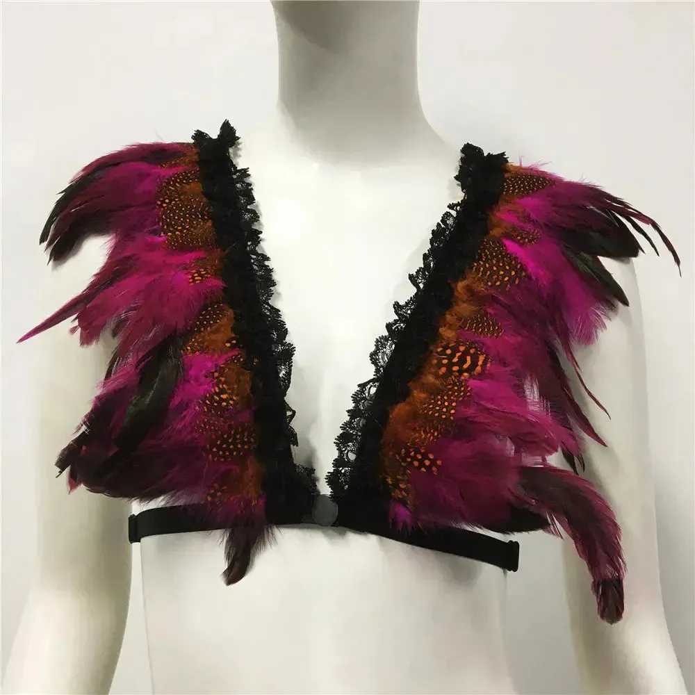 Music Festival LUX Feather Top