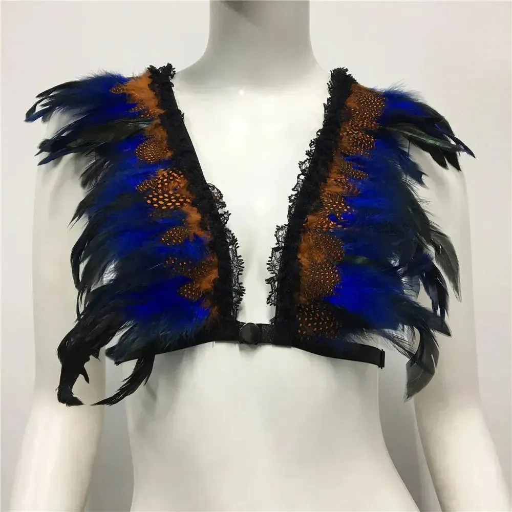 Music Festival LUX Feather Top