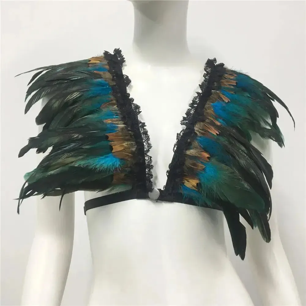 Music Festival LUX Feather Top