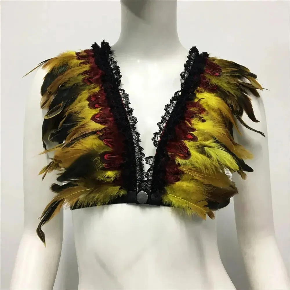 Music Festival LUX Feather Top
