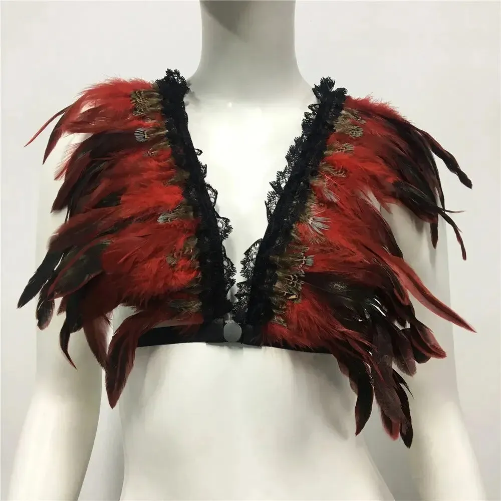 Music Festival LUX Feather Top