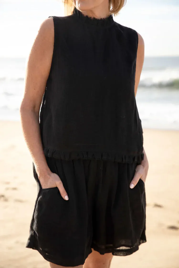 Nadia Linen Top