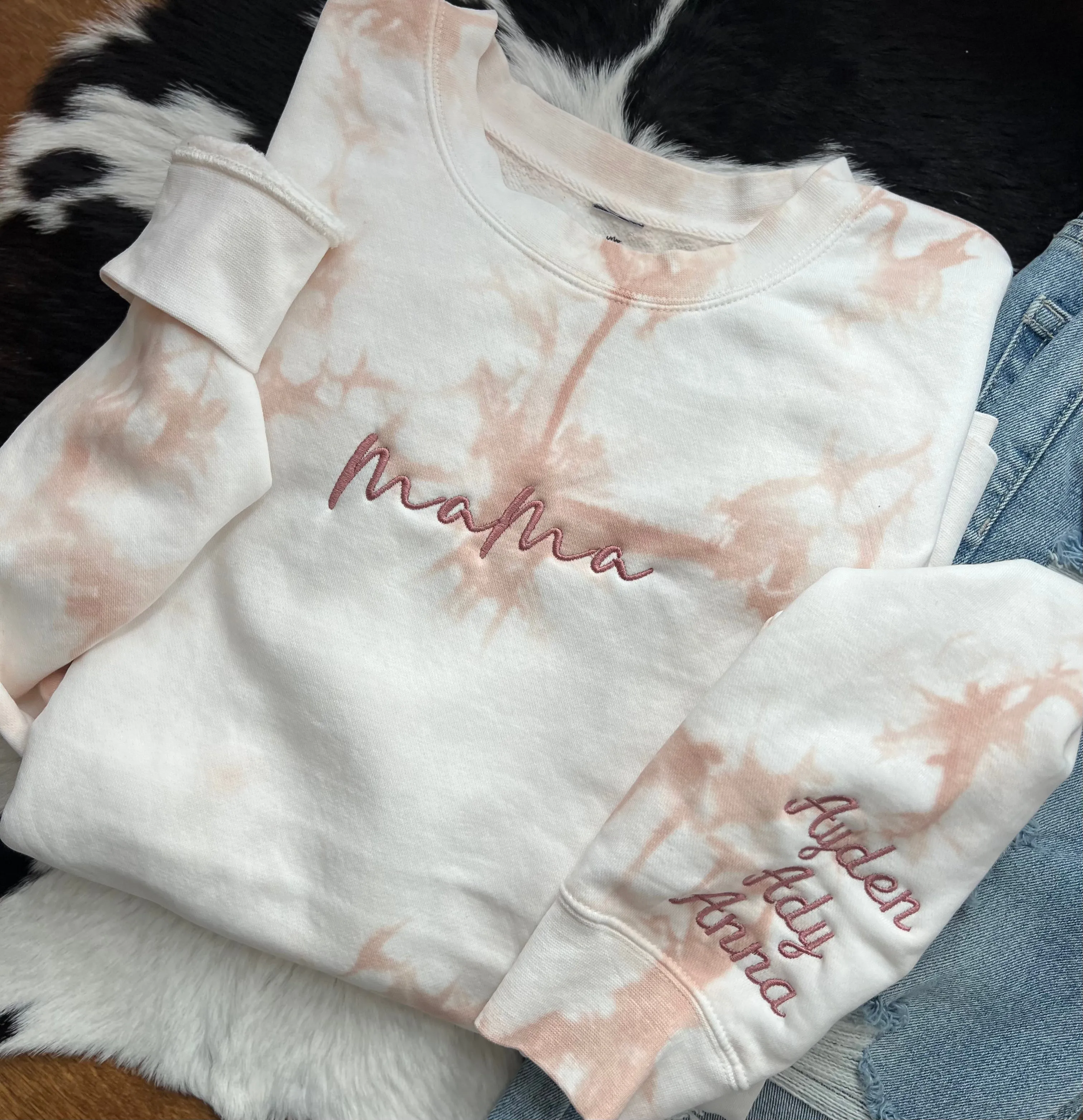 Name Marble Sweatshirt | Customizable