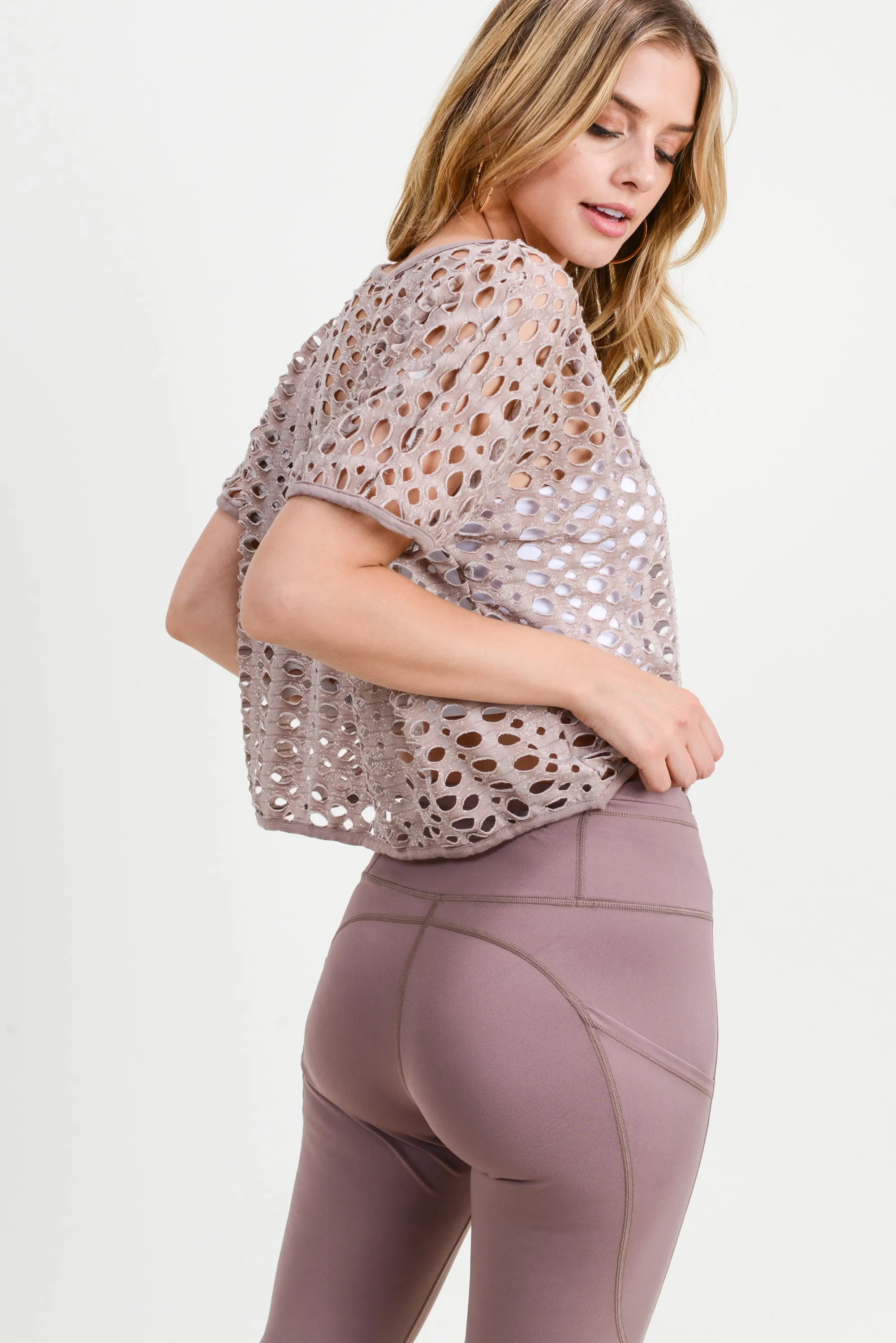 Net To Mention Crop Top