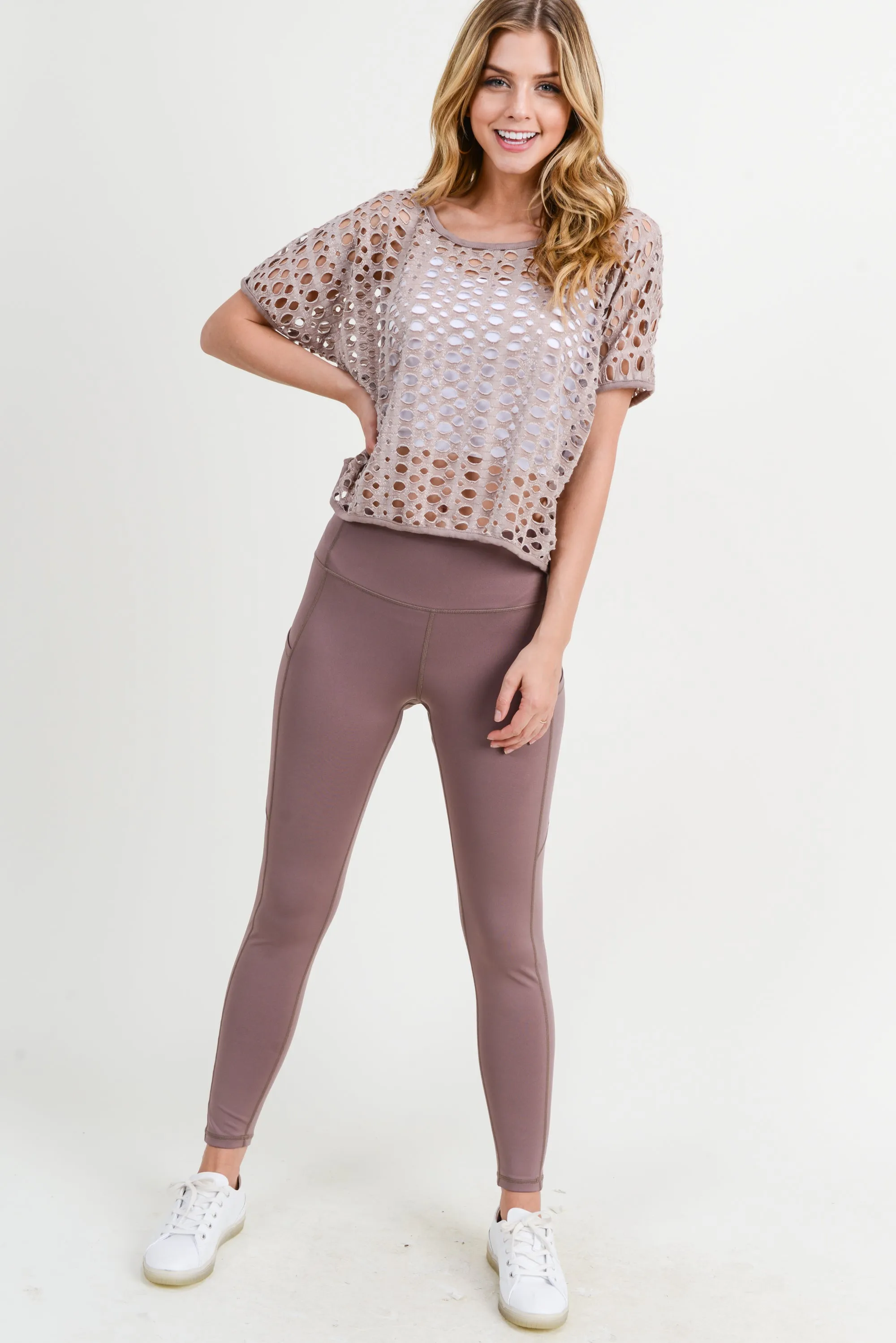 Net To Mention Crop Top