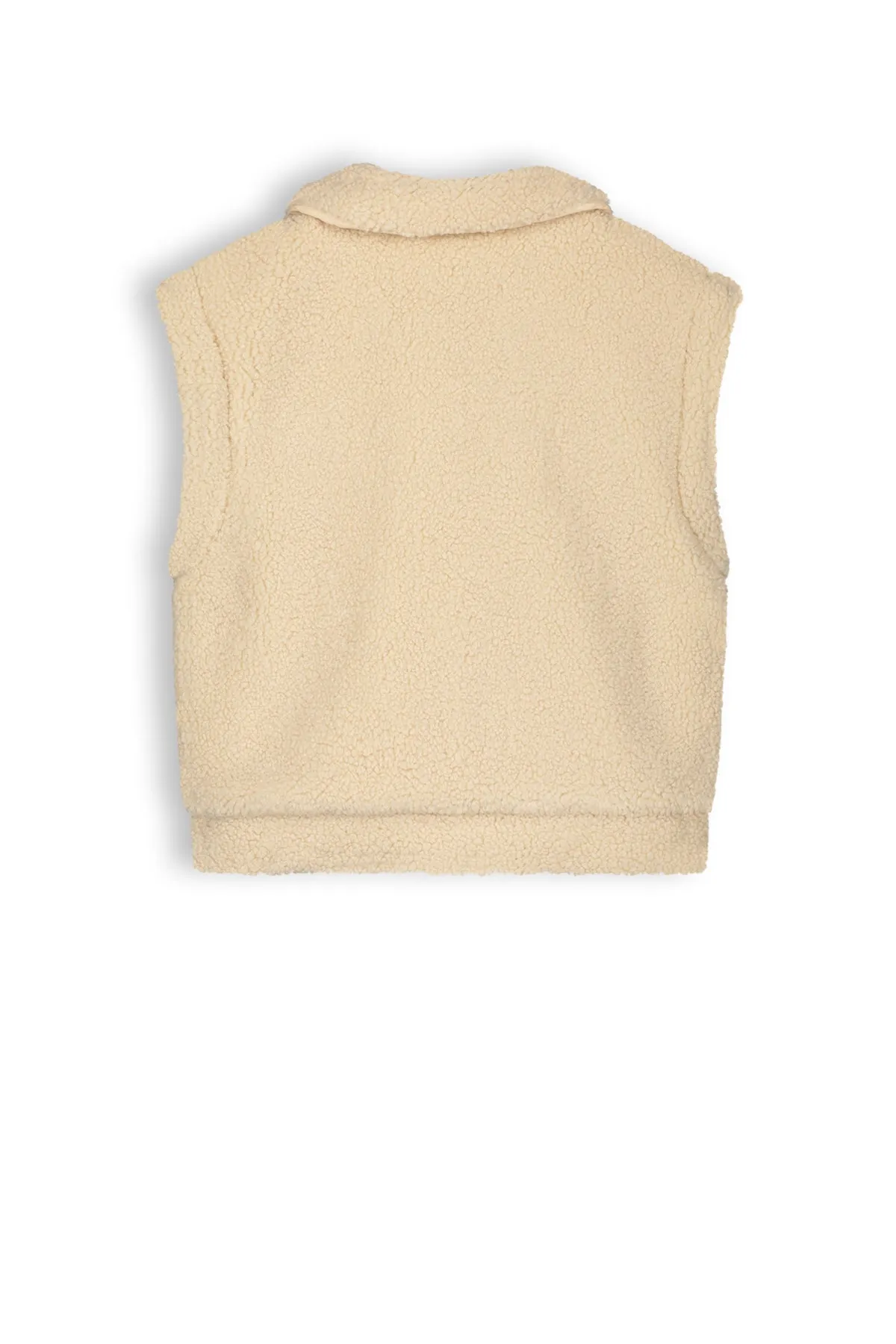 NoBell Beddy girls teddy gilet ivory