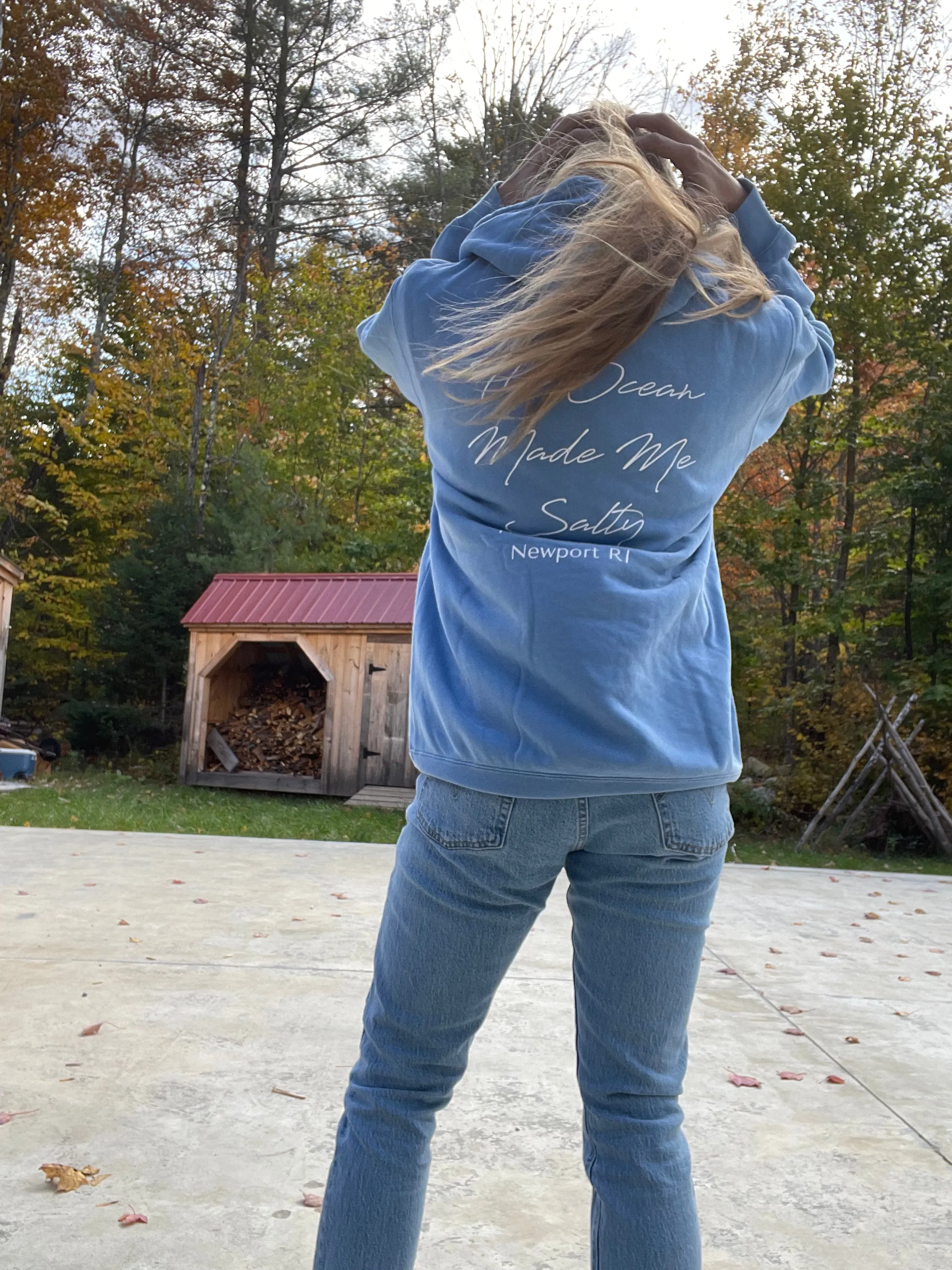 OMMS PD Hooded Fleece - Blue