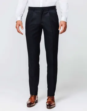 Pantalon navy esprit flanelle