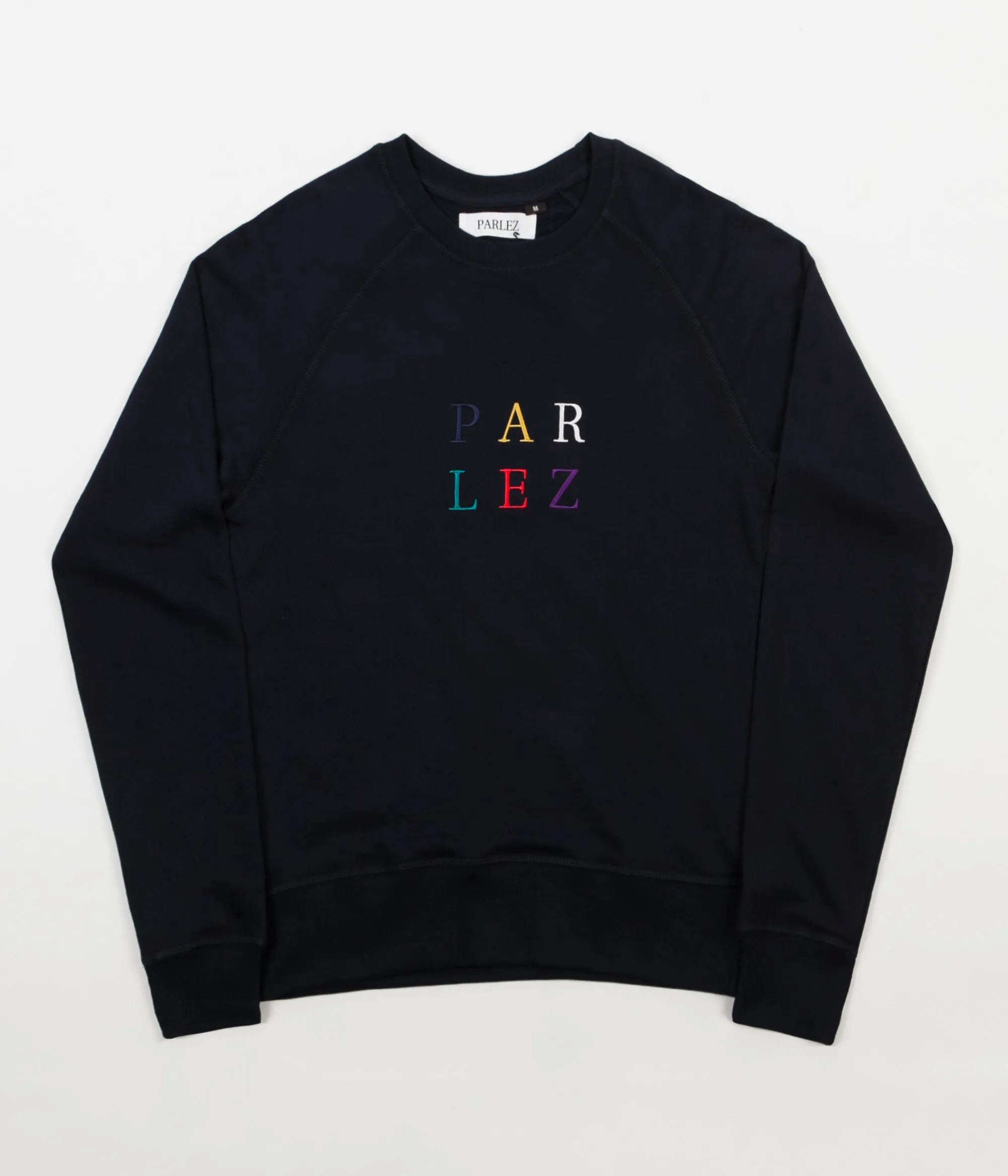 Parlez Block Crewneck Sweatshirt - Navy