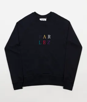 Parlez Block Crewneck Sweatshirt - Navy