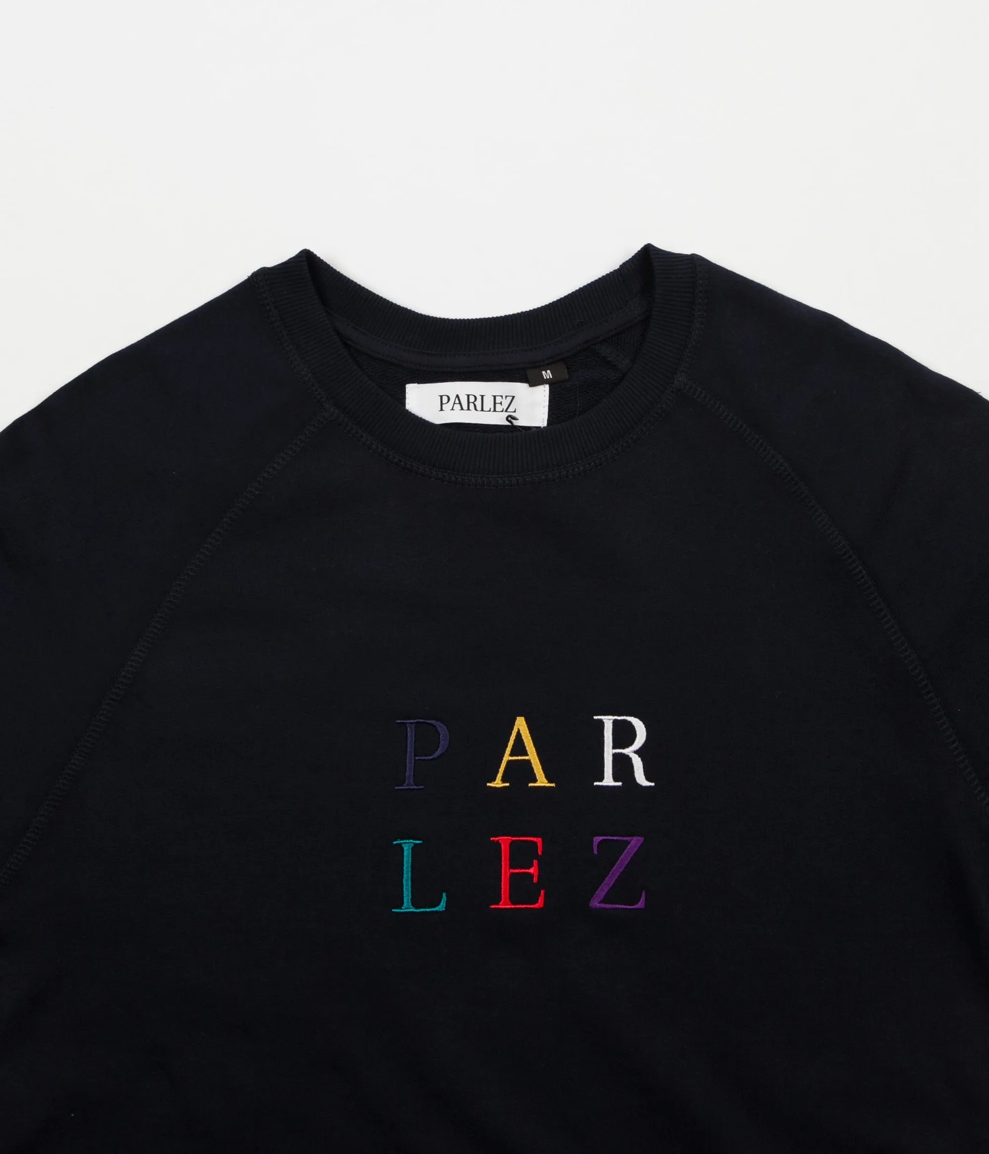 Parlez Block Crewneck Sweatshirt - Navy