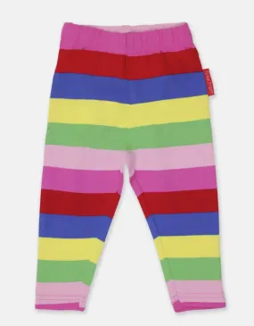 Pink Multi Stripe Leggings