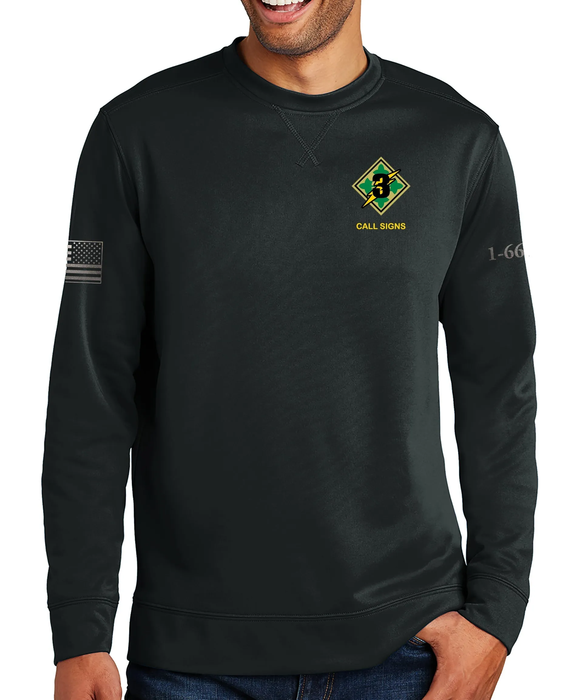 Polyester Crewneck Unisex Sweatshirt (While Supplies Last). This shirt IS approved for PT.