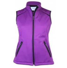 Proquip Katie Soft Shell Ladies Golf Gilet Purple