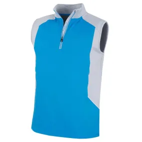 Proquip Mens Hurricane Fleece Windproof 1/4 Zip  Gilet Vest - Blue