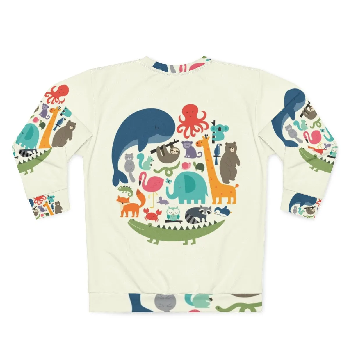 "We Are One" Ethical Animal Print Sweatshirt