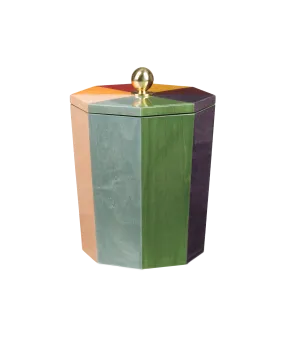 Rainbow Lacquered Ice Bucket