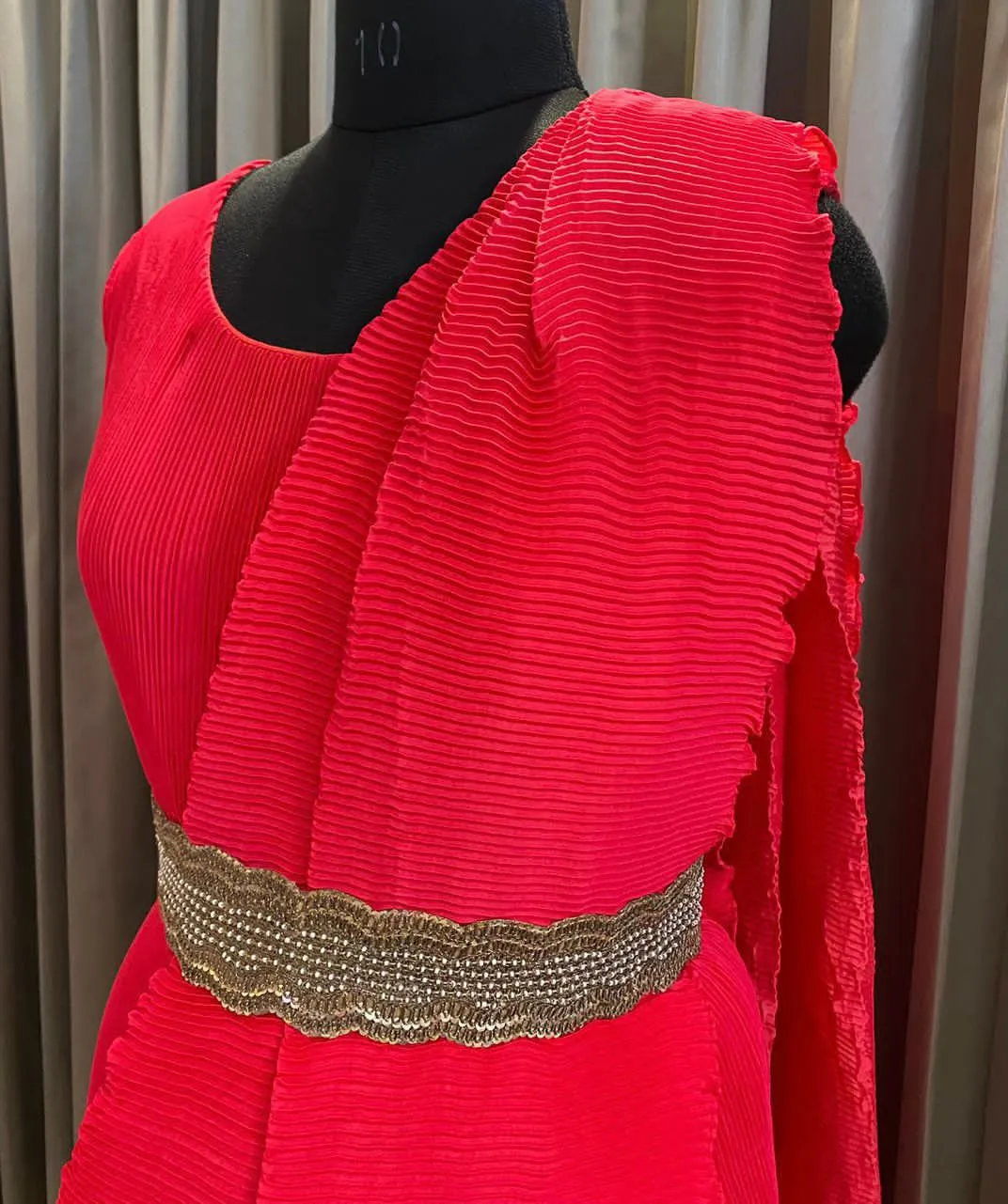 Red beauty hot indowestern dress